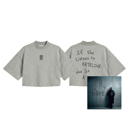 PACK CD + CROP-TOP « IF SHE LISTENS TO HATELOVE » USB