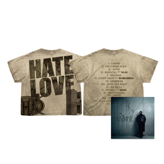 PACK CD + T-SHIRT BEIGE « TRACKLIST » USB