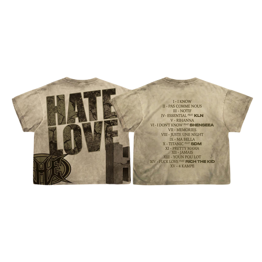 T-SHIRT BEIGE « TRACKLIST » USB