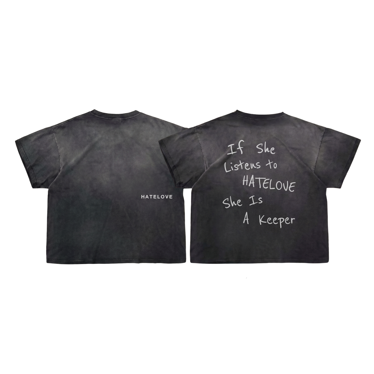 T-SHIRT « IF SHE LISTENS TO HATELOVE » USB