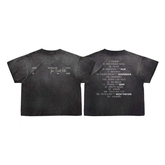 T-SHIRT GRIS « TRACKLIST » USB